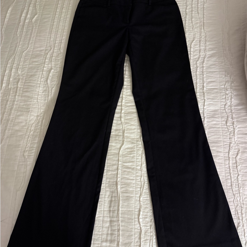 New York & Company Dark, Navy Pinstripe  Pants